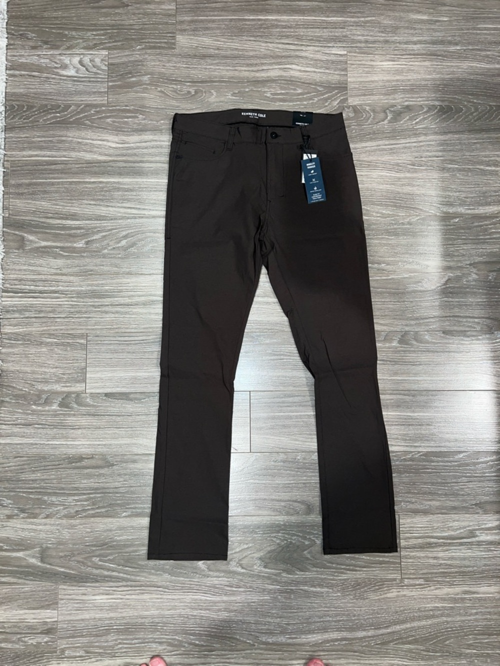 Kenneth Cole Mobility Tech Trousers- Dark Charcoal